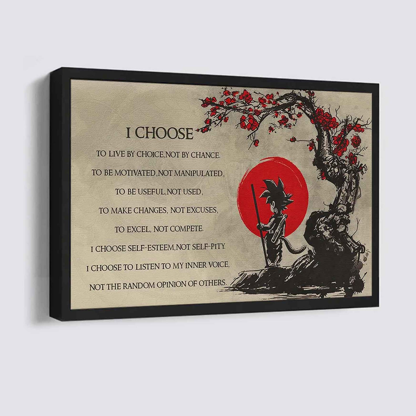 Motivational canvas-I Choose