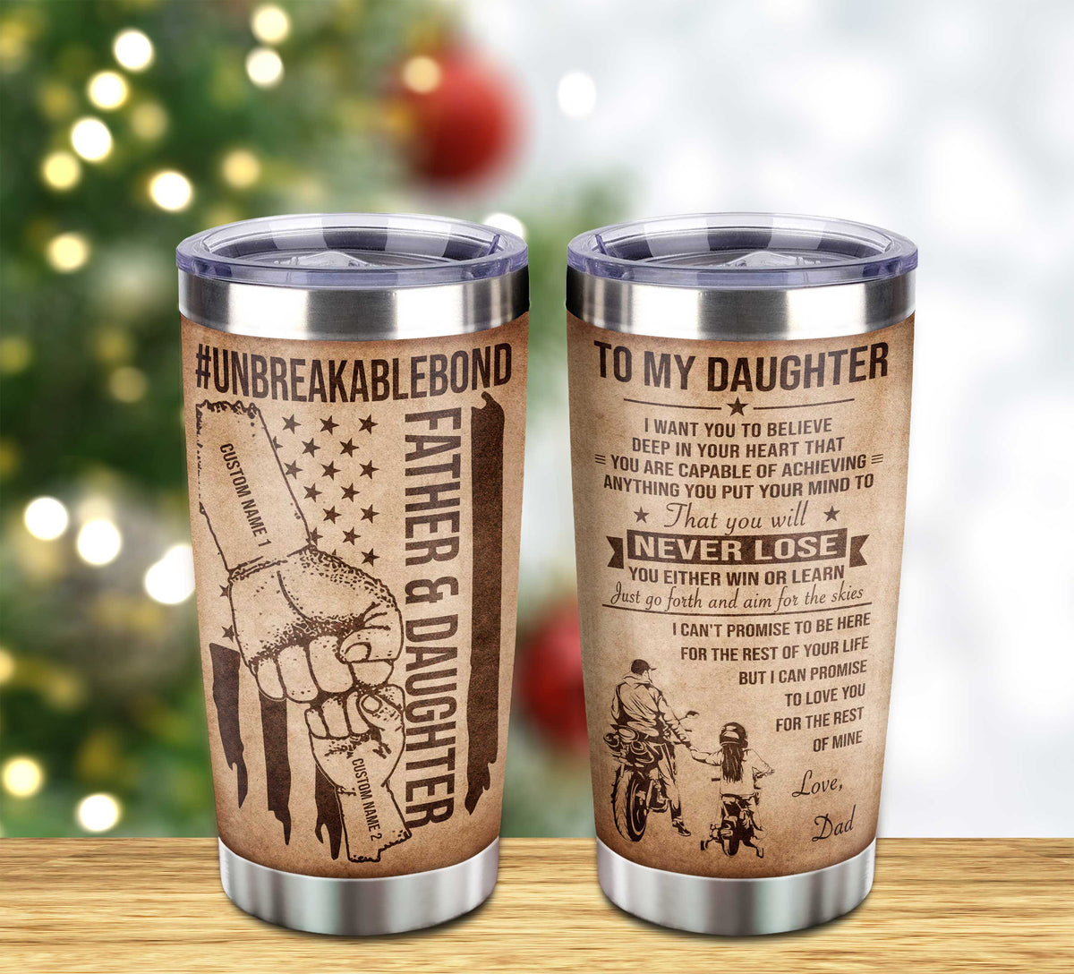 Customizable Sport Tumbler Never Forget Your Way Back Home From Dad To Daughter