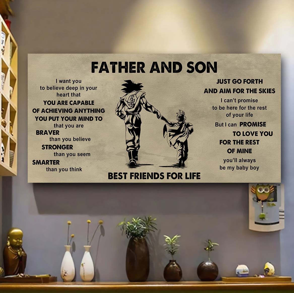 Vikings Father And Daughter Best Friends For Life - That You Are Braver Than You Believe Poster Canvas Gift For Daughter From Father