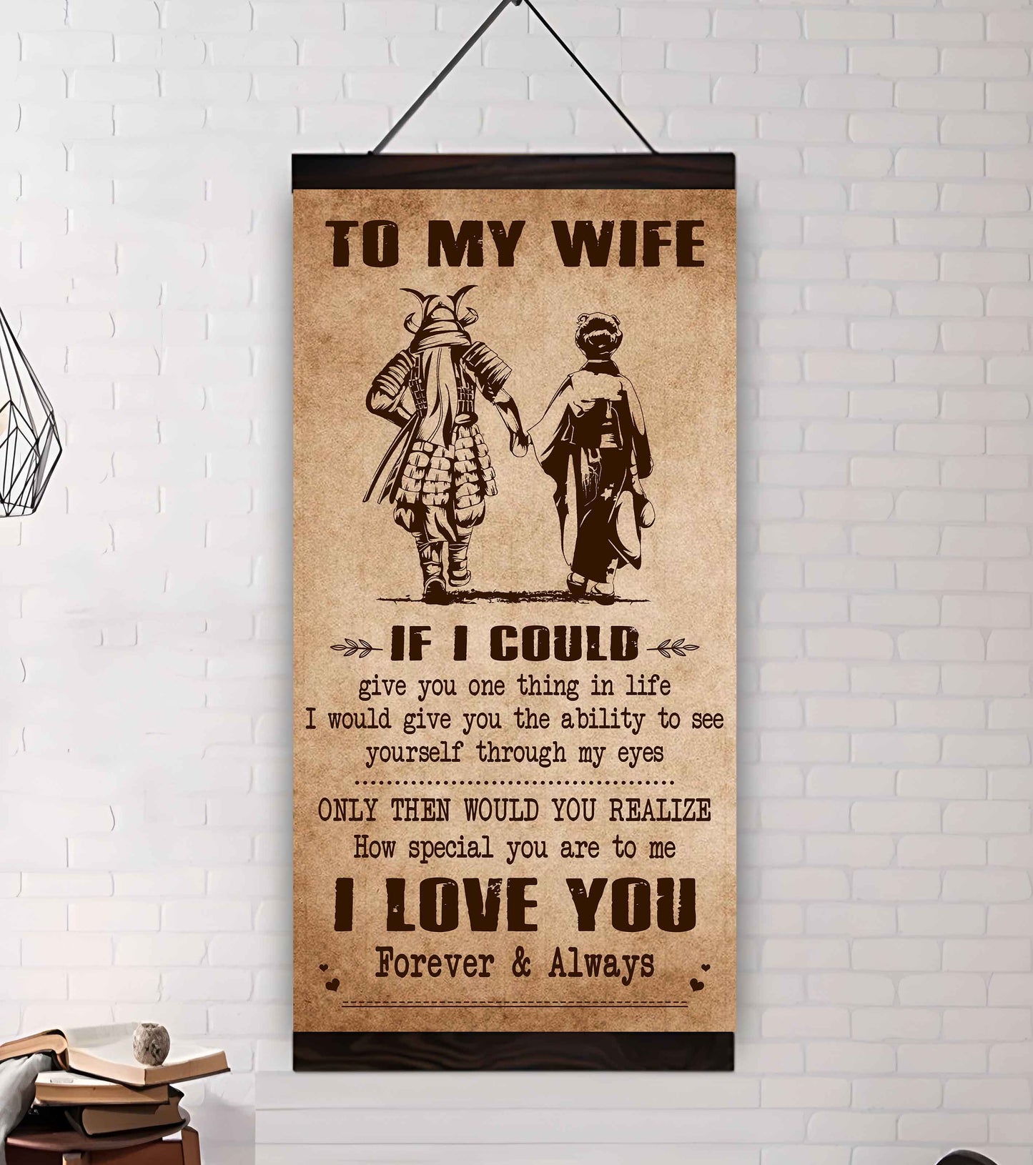 Family Poster Canvas To My Wife If I Could Give You One Thing In Life - How Special You Are To Me Gift For Your Wife