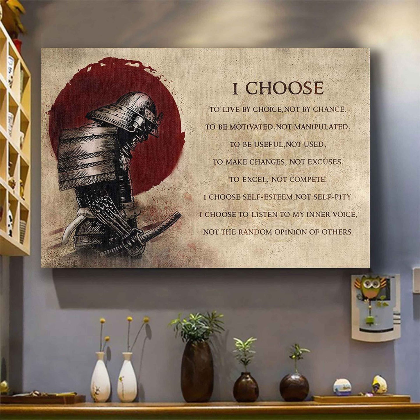 Motivational canvas-I Choose