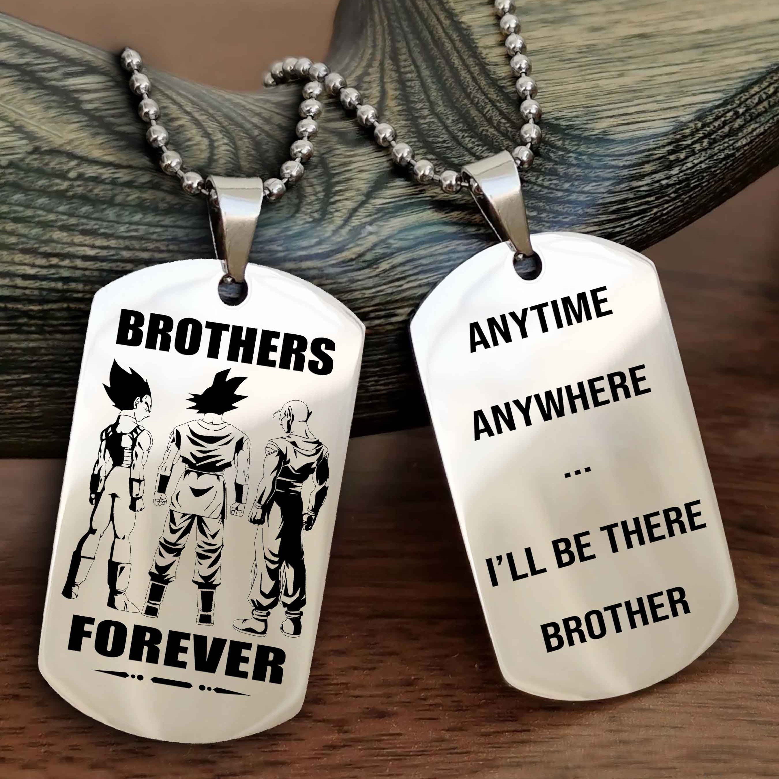 DRB Personalized Double Sided Dog Tag For My Brother - Call On Me Brother And We Will Fight Them Together Gift For Your Friend