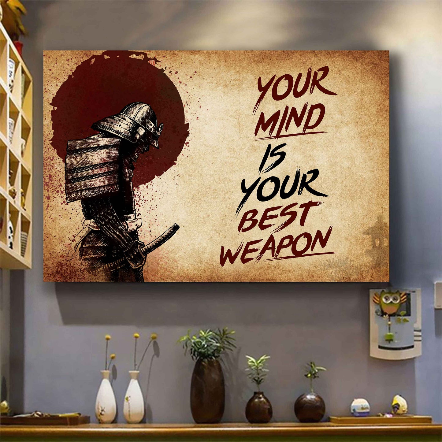 DRB Poster Canvas Your Mind Is Your Best Weapon Best Gift