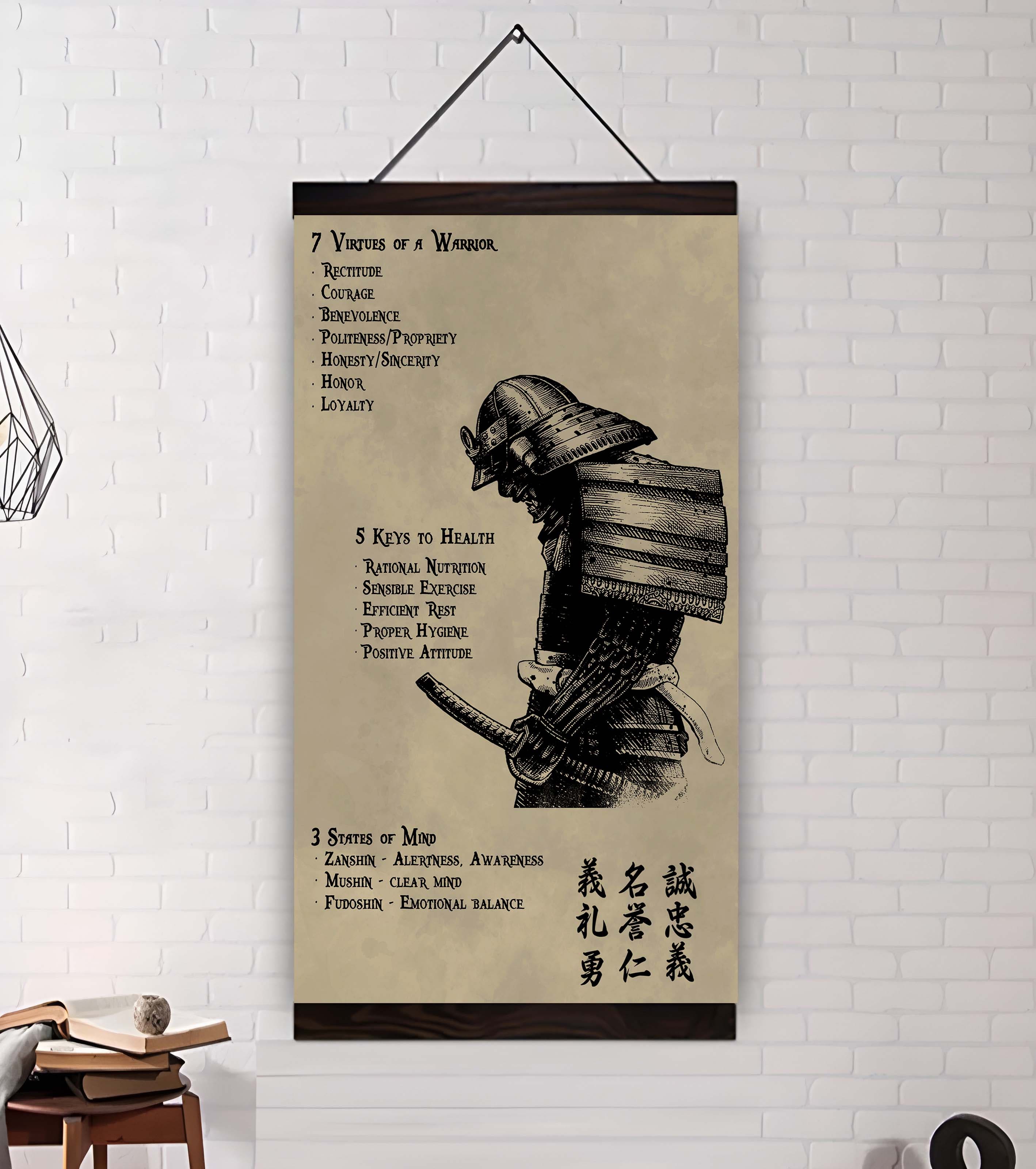 Samurai 7 5 3 Code New Vertical Poster Canvas Wall Art (VER2)
