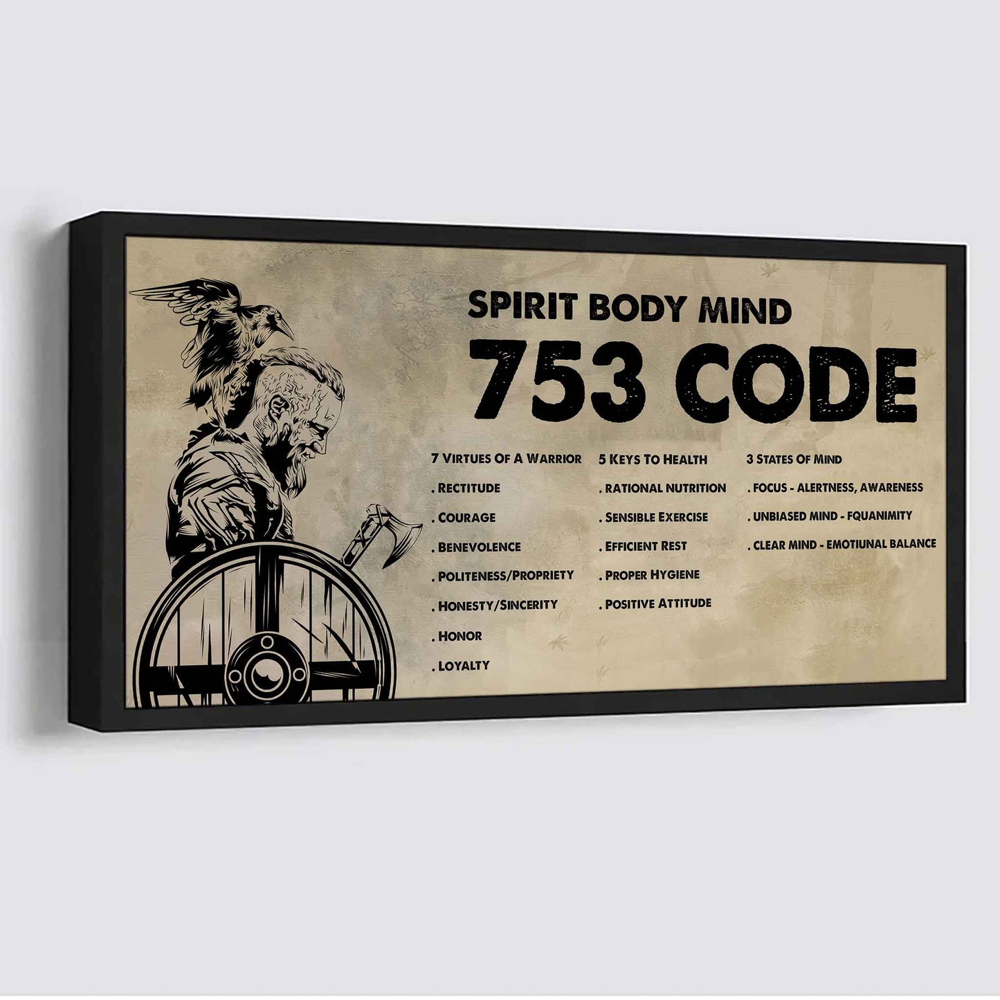 DRB GK Poster Canvas 7 5 3 Code Motivation Quotes