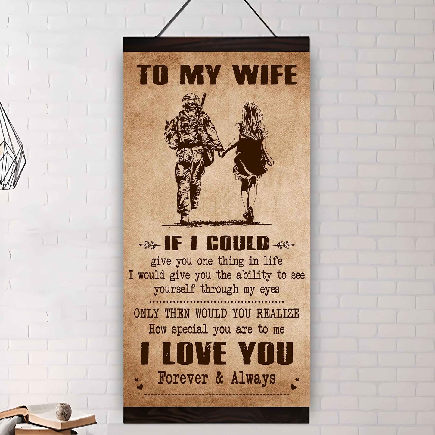 Samurai Poster Canvas To My Wife If I Could Give You One Thing In Life - How Special You Are To Me Gift For Your Wife