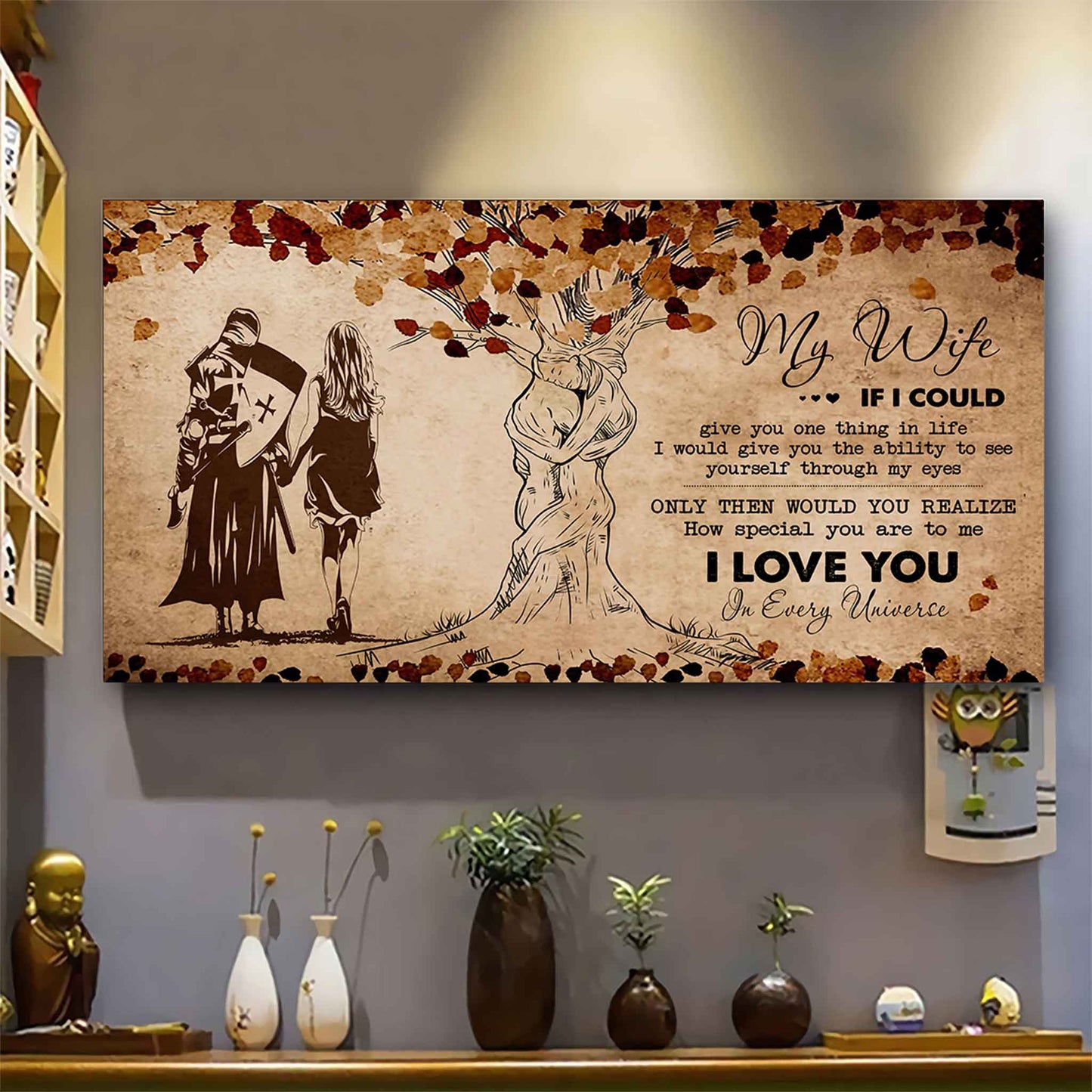 American Football Poster Canvas To My Wife If I Could Give You One Thing In Life - How Special You Are To Me Gift For Your Wife
