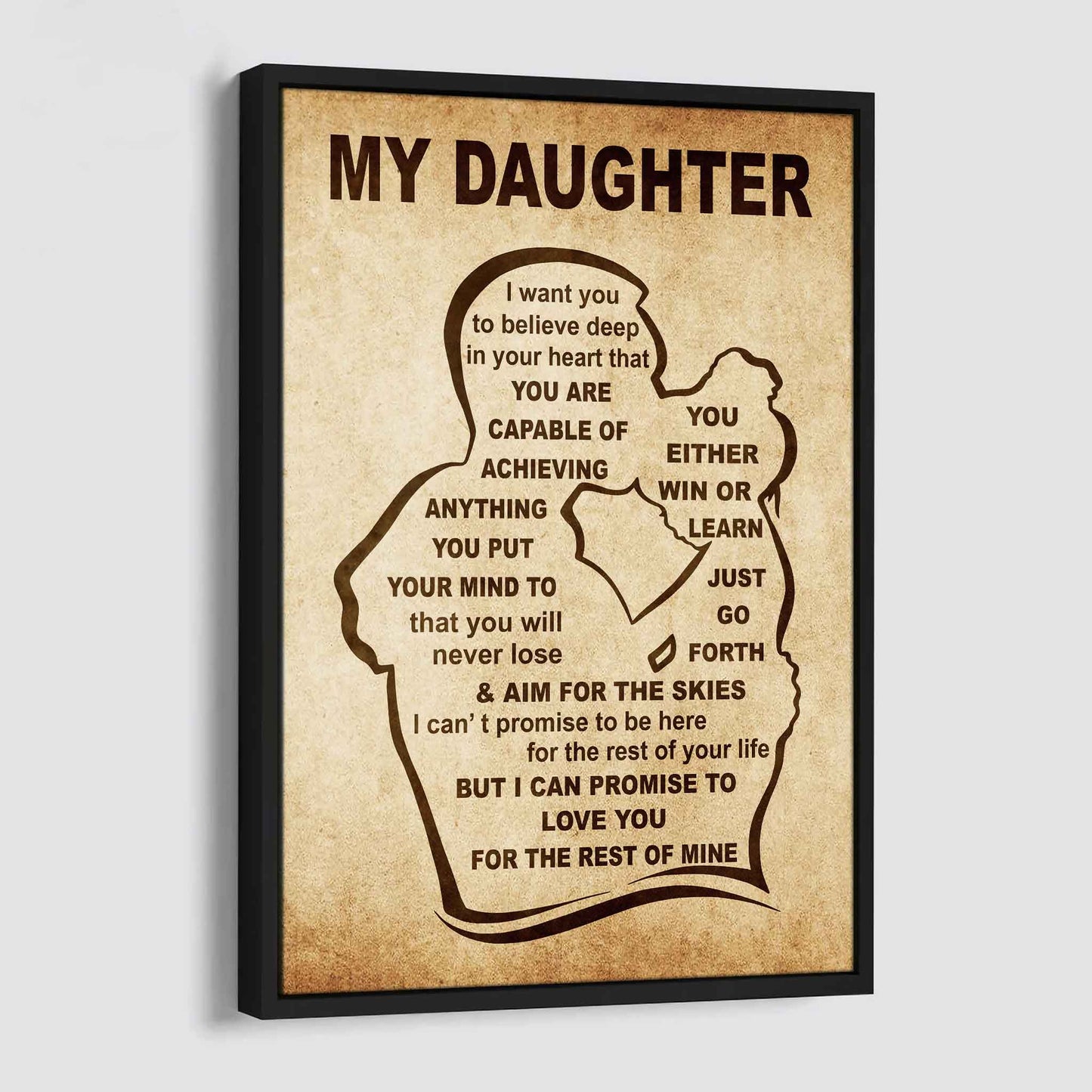 Personalized Family Poster Canvas You Will Never Lose You Either Win Or Learn To My Son Gift From Dad Gift For Your Son