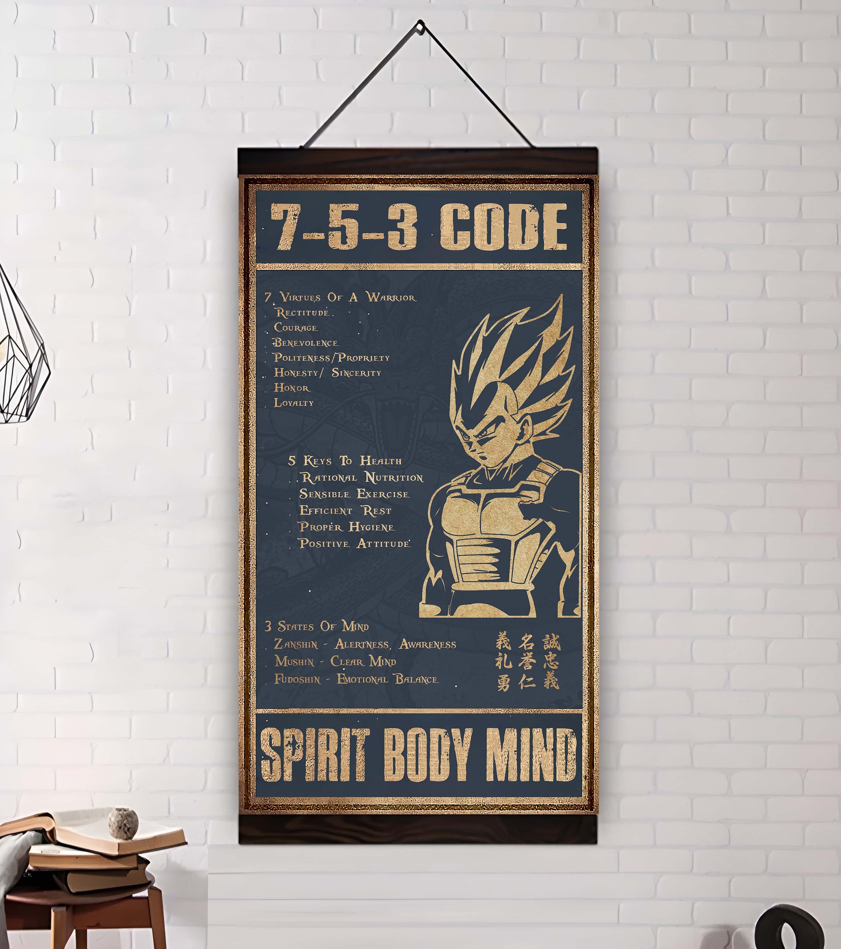VGT 7 5 3 Code New Vertical Poster Canvas Wall Art (Ver1)