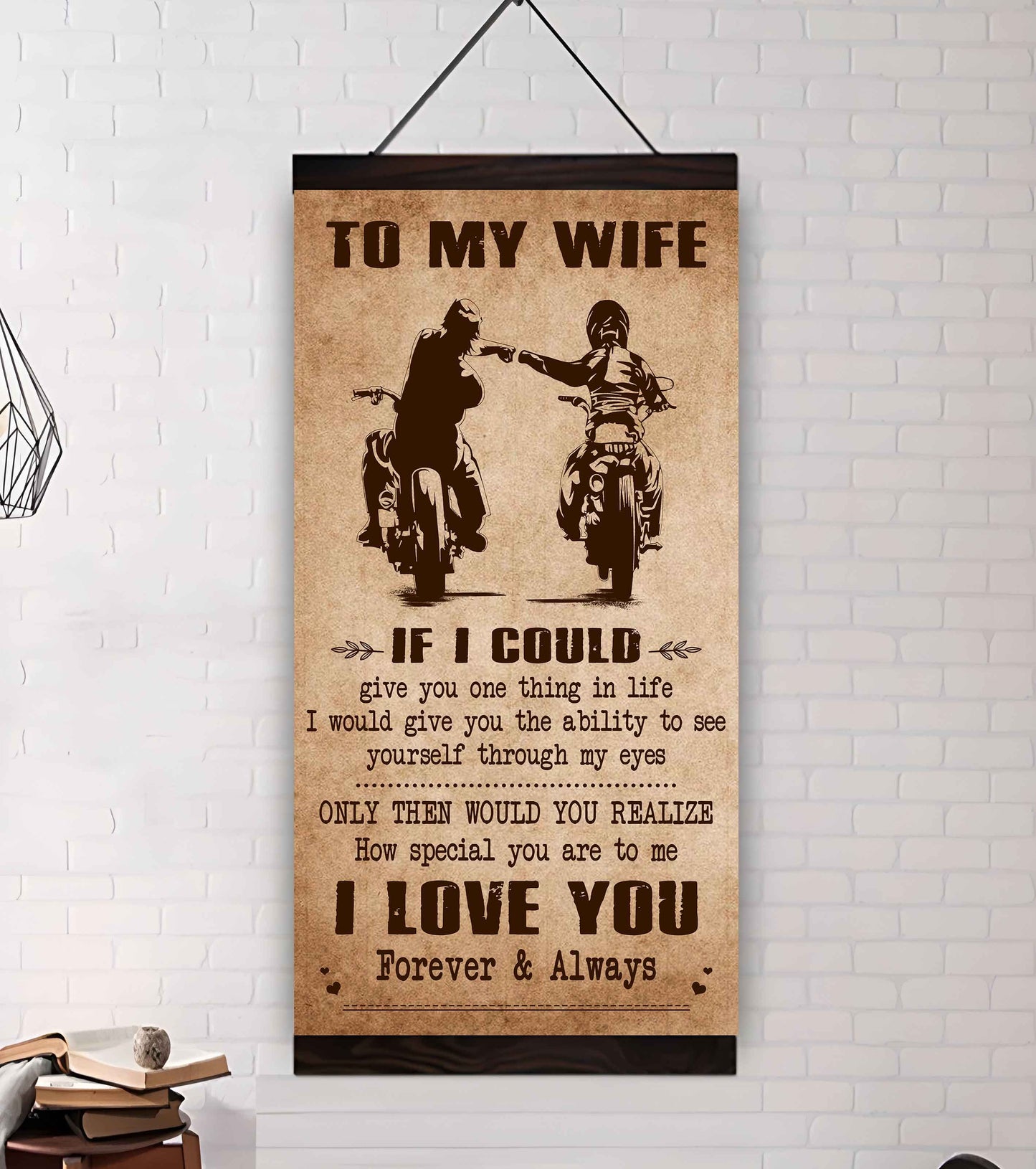 Family Poster Canvas To My Wife If I Could Give You One Thing In Life - How Special You Are To Me Gift For Your Wife