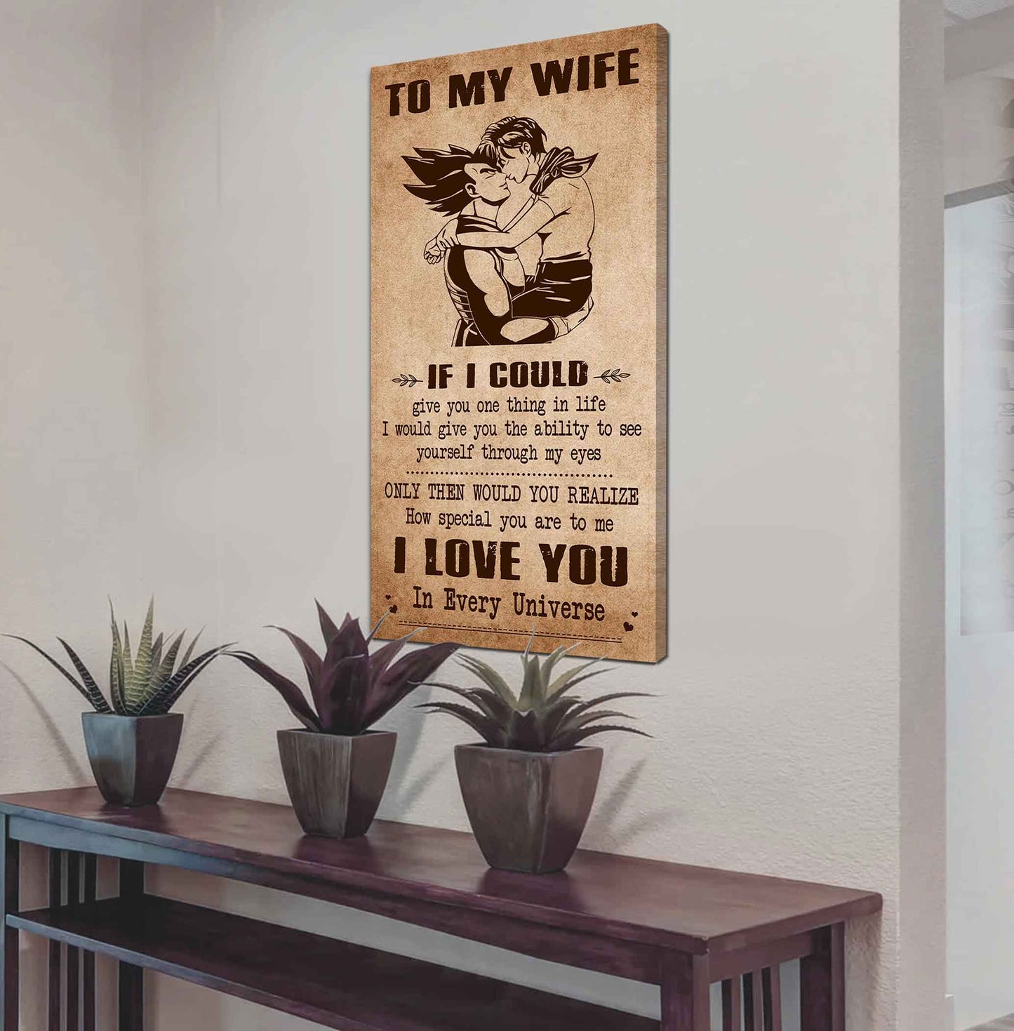Family Poster Canvas To My Wife If I Could Give You One Thing In Life - How Special You Are To Me Gift For Your Wife