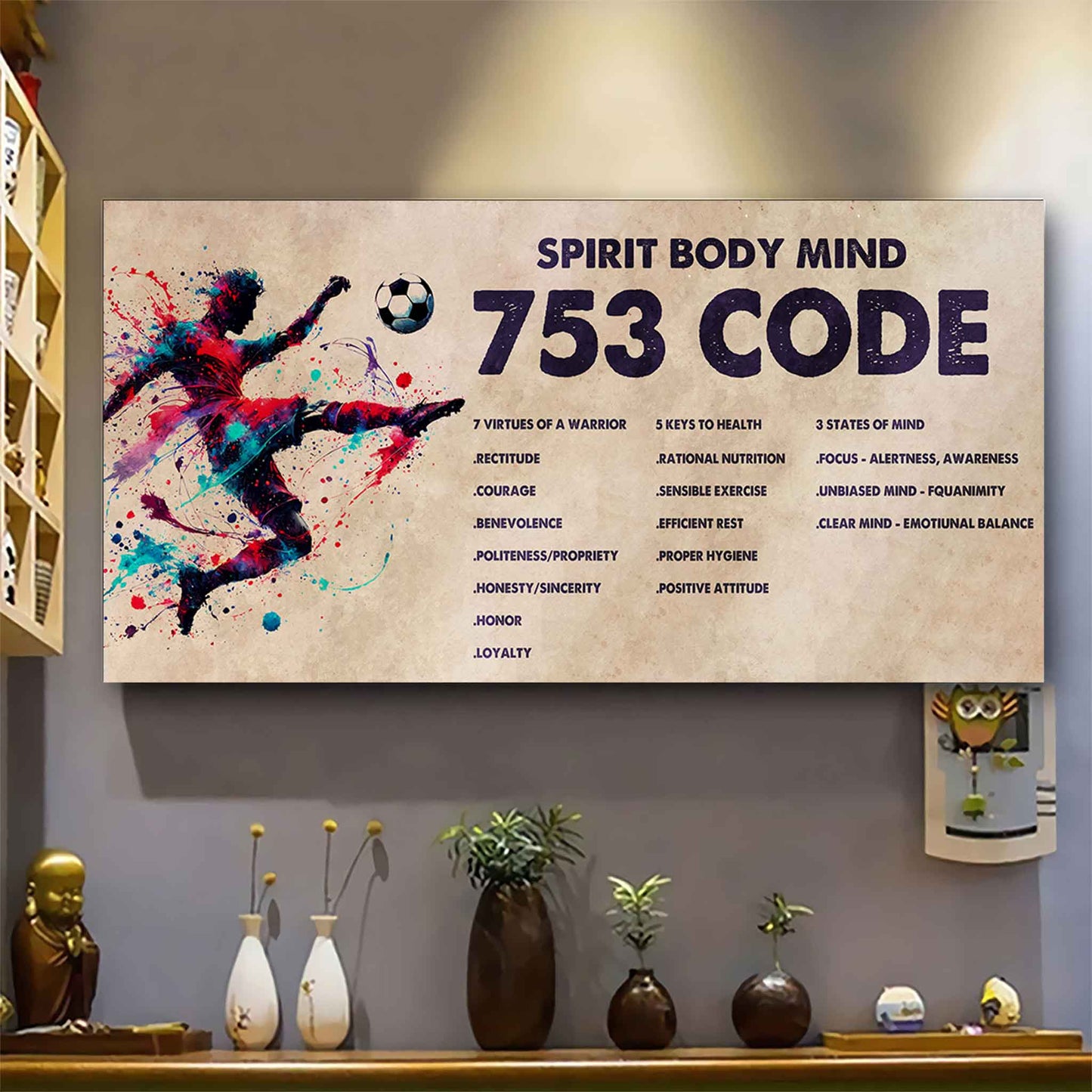 DRB GK Poster Canvas 7 5 3 Code Motivation Quotes