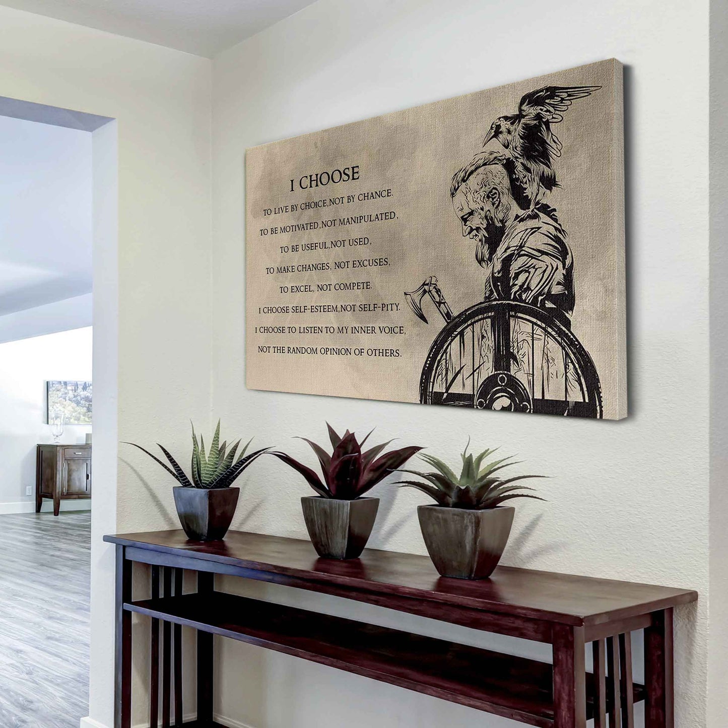 Motivational canvas-I Choose