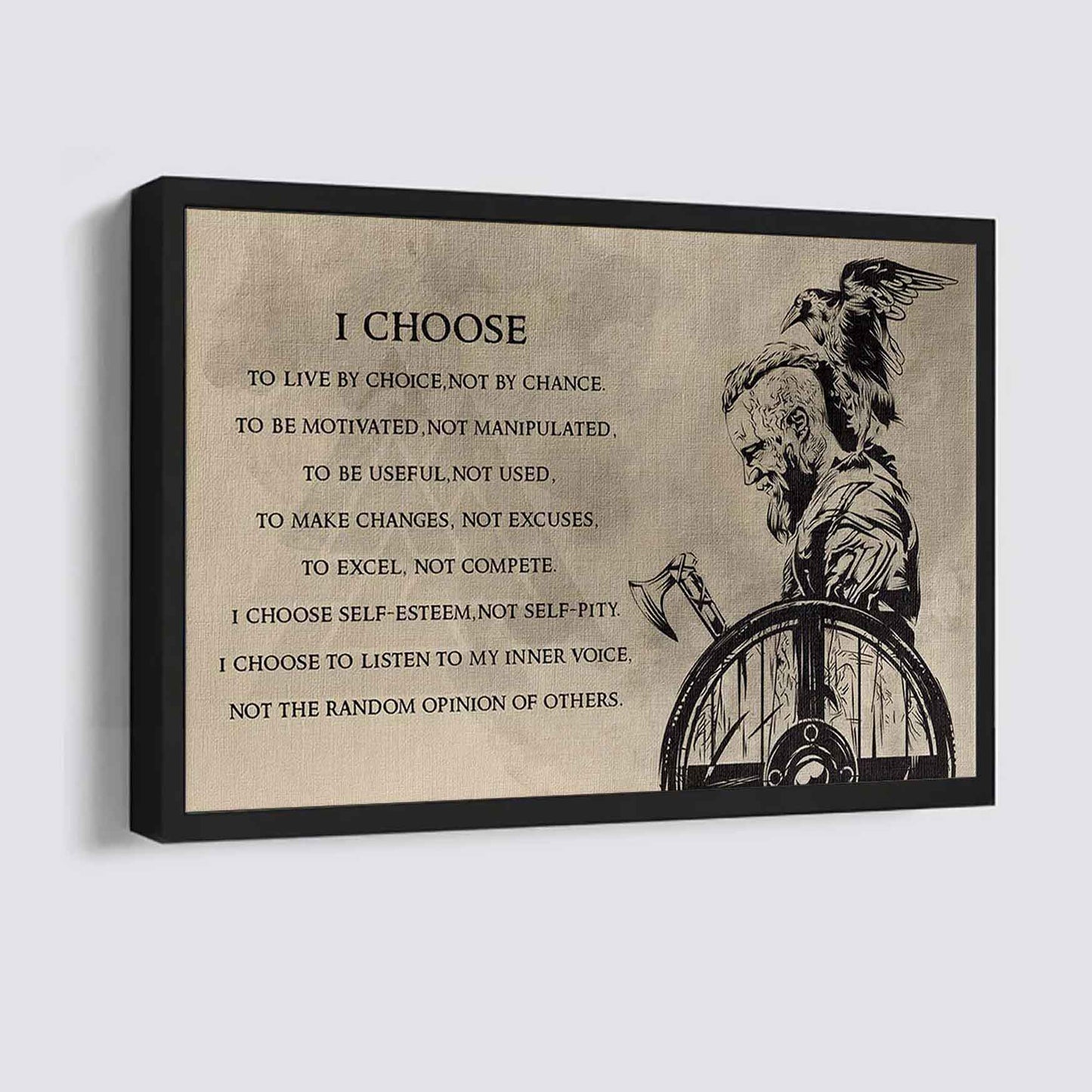 Motivational canvas-I Choose