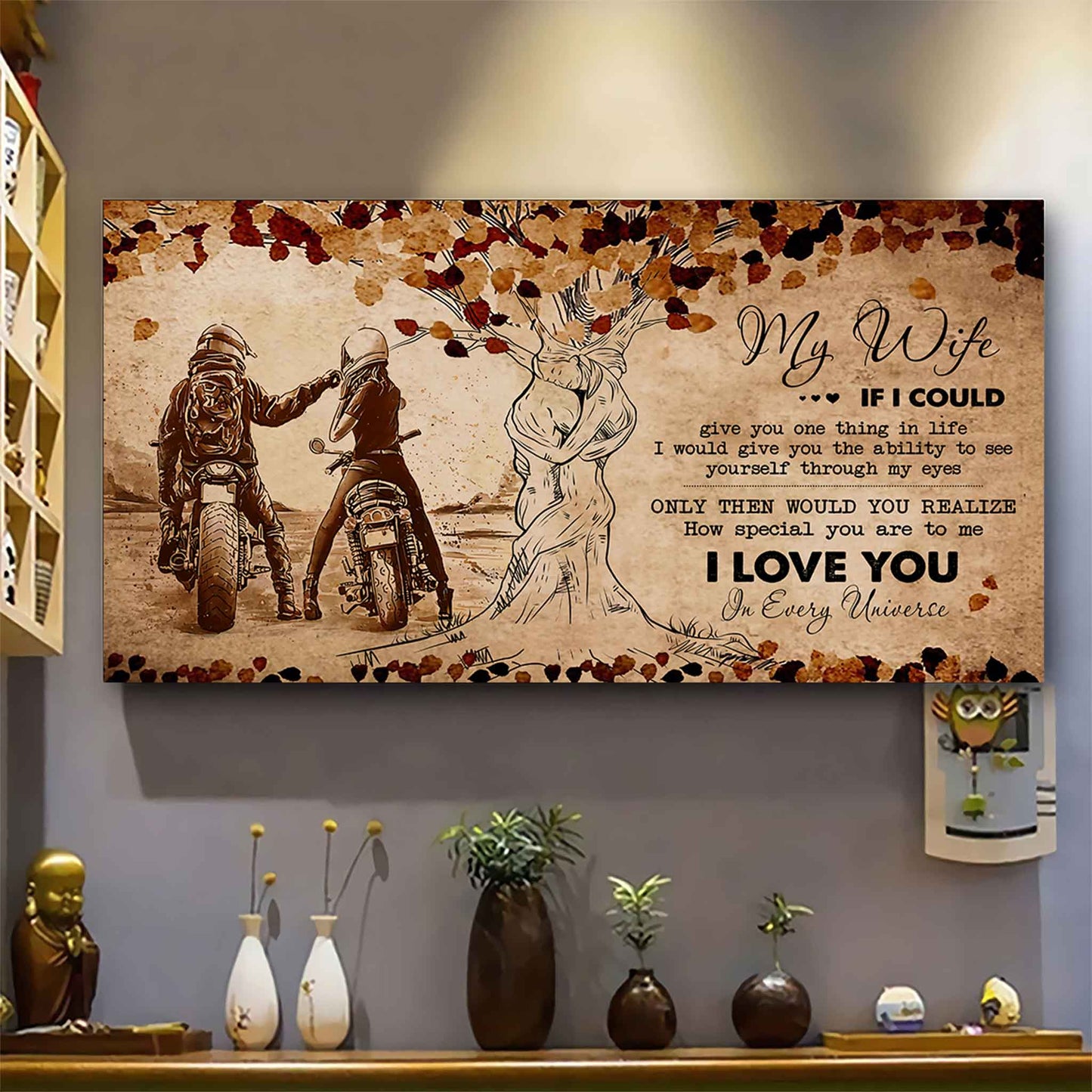 American Football Poster Canvas To My Wife If I Could Give You One Thing In Life - How Special You Are To Me Gift For Your Wife