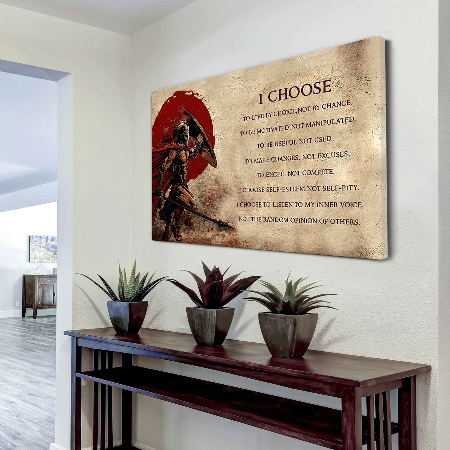 Motivational canvas-I Choose