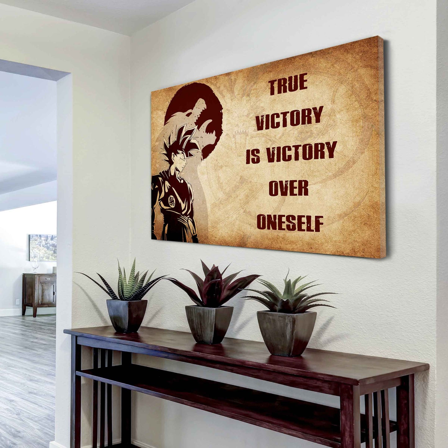 Viking Poster Canvas True Victory Is Victory Over Oneself Gift For Your Friend