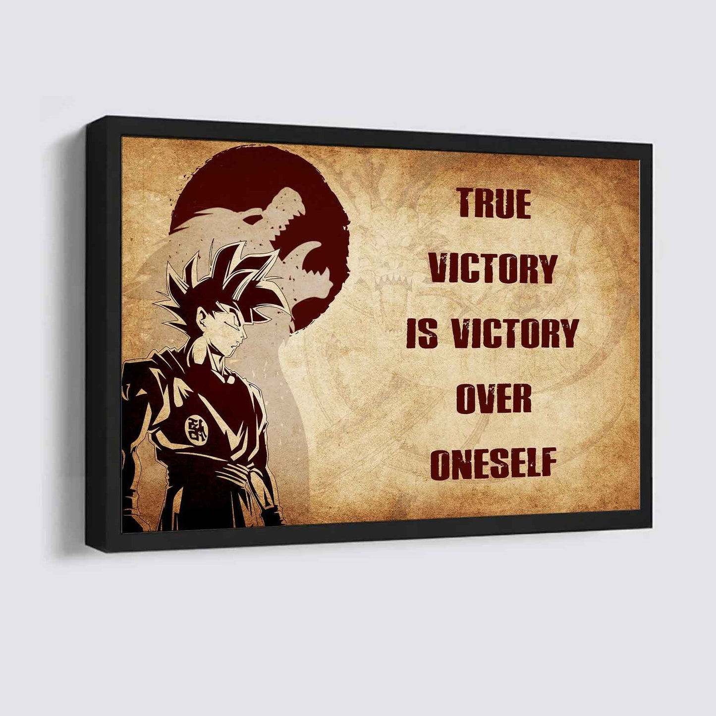 Viking Poster Canvas True Victory Is Victory Over Oneself Gift For Your Friend