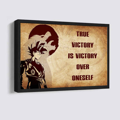 Viking Poster Canvas True Victory Is Victory Over Oneself Gift For Your Friend