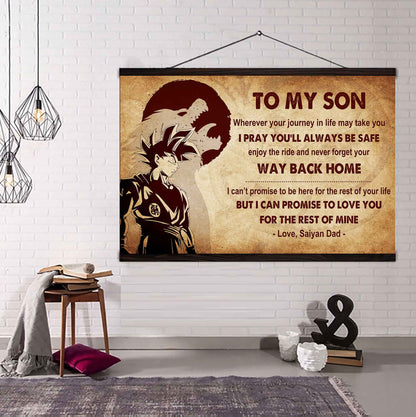 New Version Warrior Poster Canvas Your Way Back Home From Dad To Son Gift For Your Son