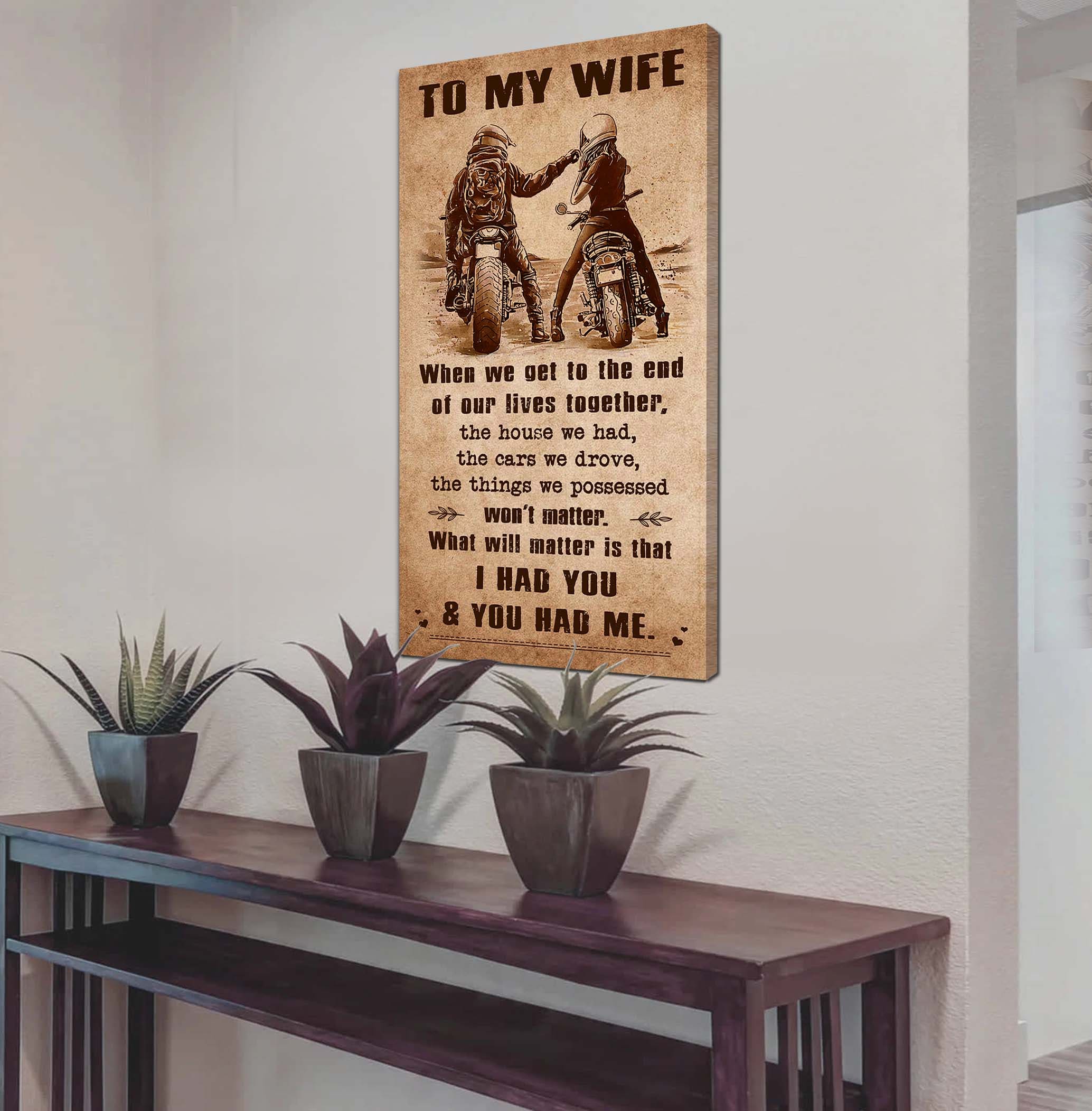 DRB VGT- I Had You And You Had Me Wife And Husband - Vertical Poster Canvas, Gift For Your Darling