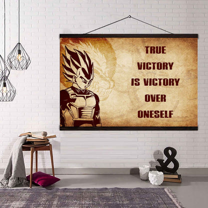 Viking Poster Canvas True Victory Is Victory Over Oneself Gift For Your Friend