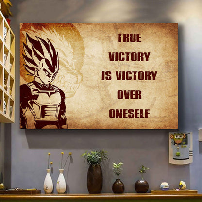 Viking Poster Canvas True Victory Is Victory Over Oneself Gift For Your Friend
