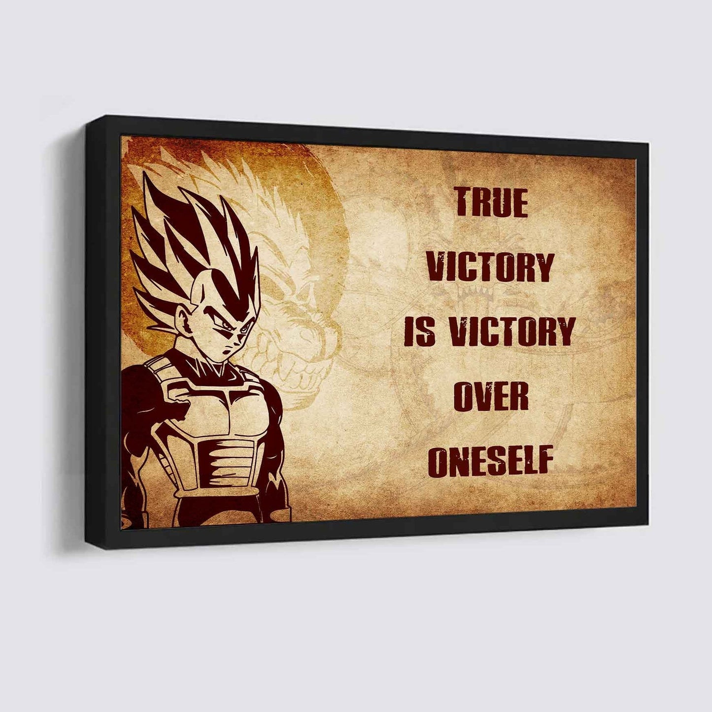Viking Poster Canvas True Victory Is Victory Over Oneself Gift For Your Friend