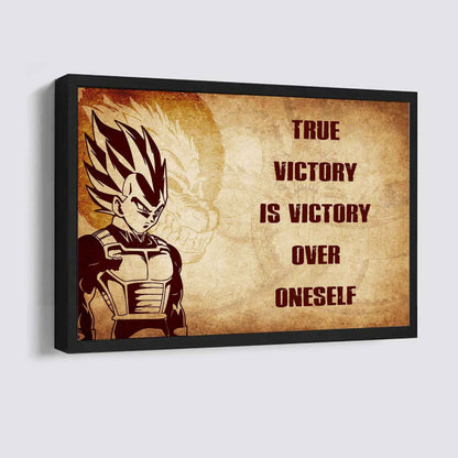 Viking Poster Canvas True Victory Is Victory Over Oneself Gift For Your Friend