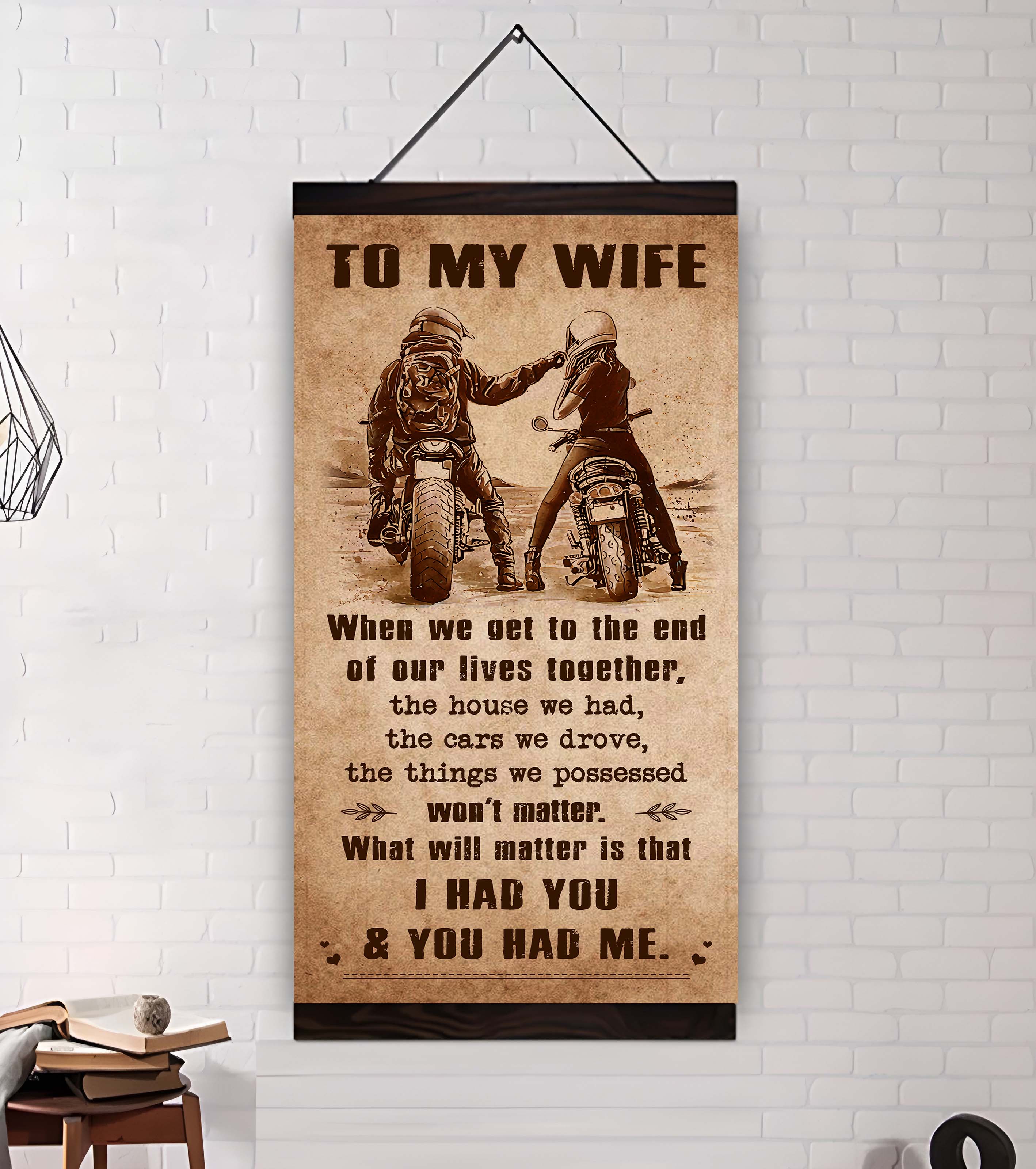 I Had You And You Had Me Wife And Husband - Vertical Poster Canvas, Gift For Your Darling