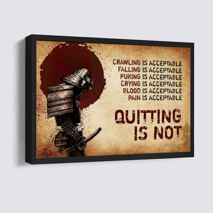 Viking Poster Canvas Quiting Is Not Best Gifts Motivation Quotes