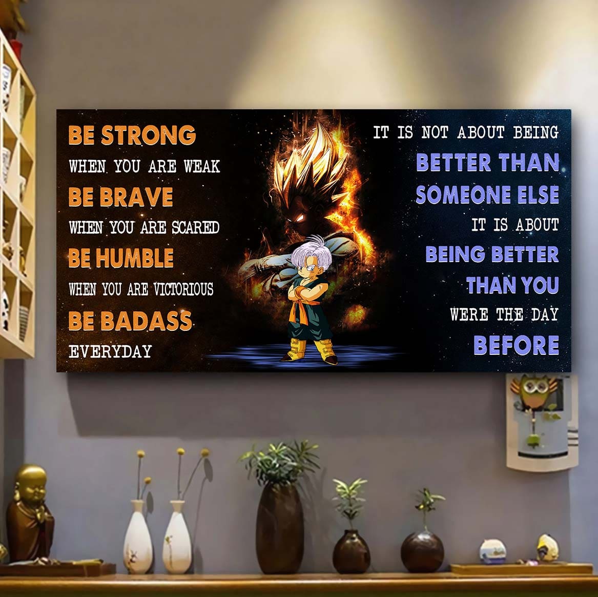 VGT Be Strong When You Are Weak - It's Not About Being Better Than Someone Else It's About Being Better Than You Were Yesterday