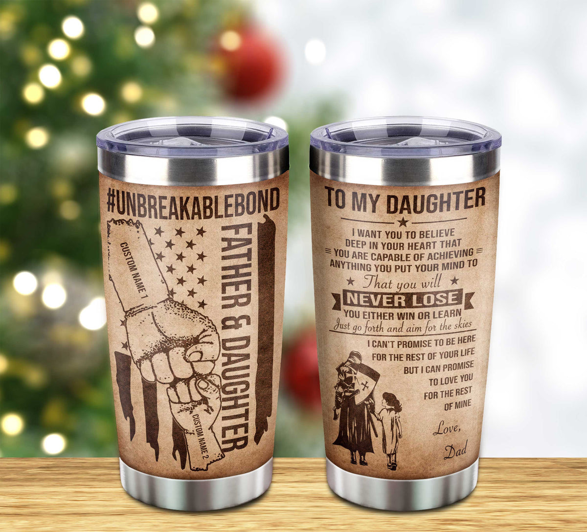 Customizable Sport Tumbler Never Forget Your Way Back Home From Dad To Daughter