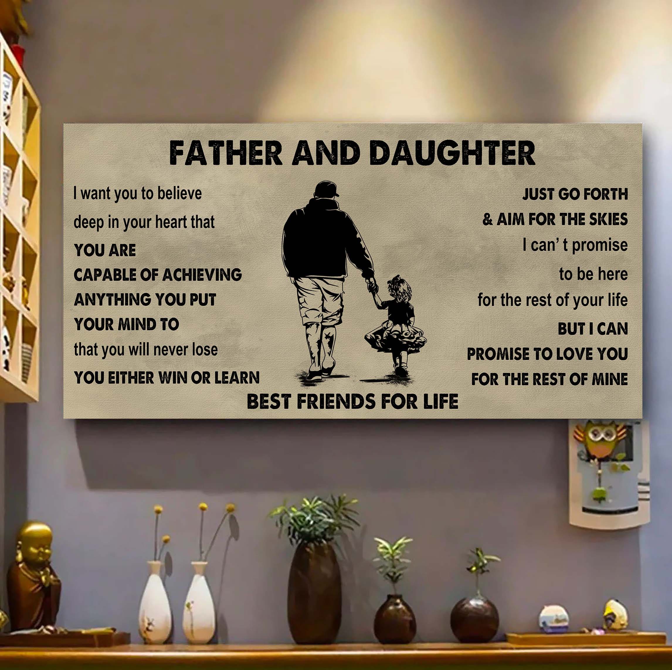 Samurai Father And Son Best Friends For Life - Ver 2 Never Forget Your Way Back Home Poster Canvas Gift For Son From Father