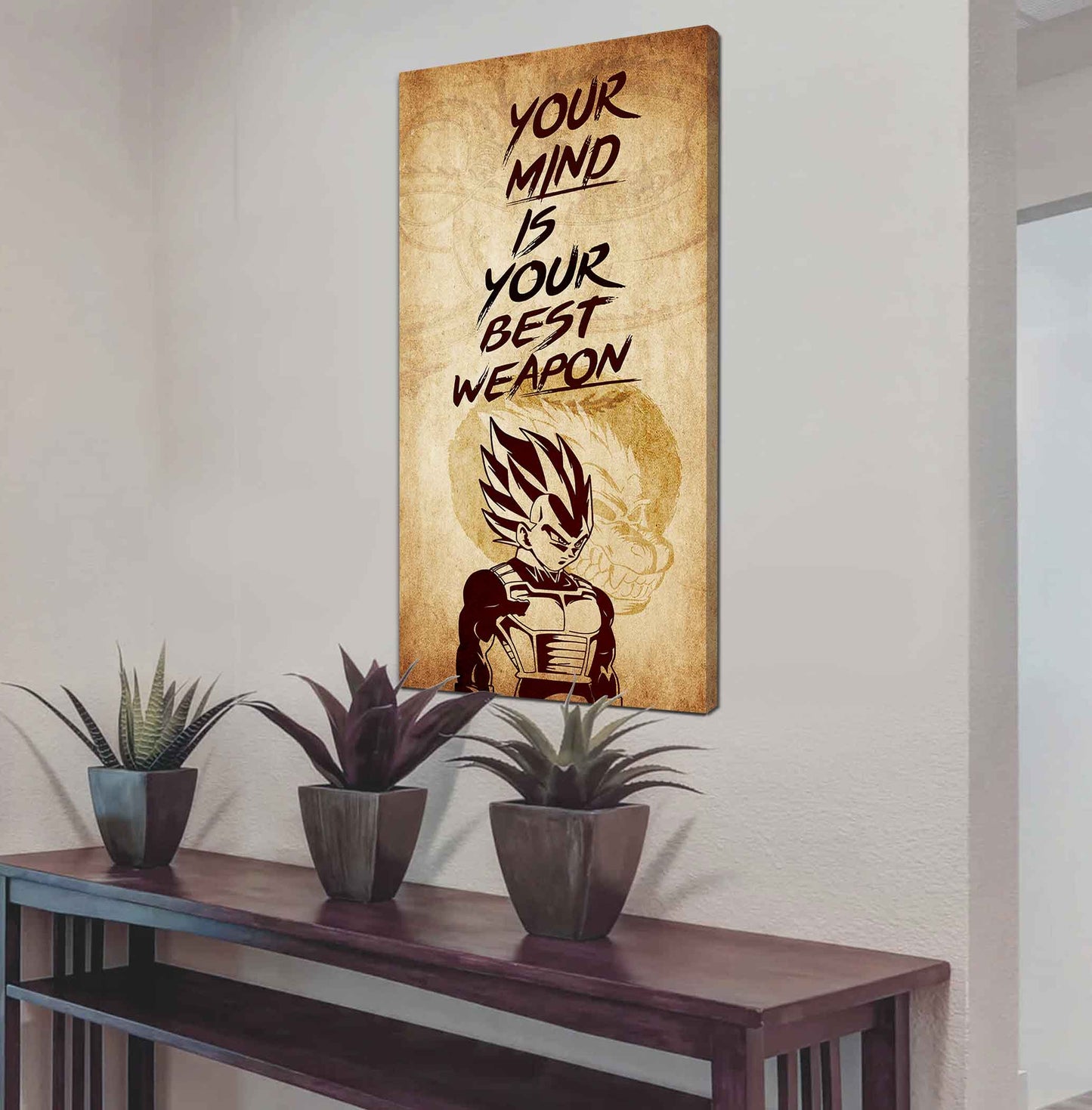 Warrior Your Mind Is Your Best Weapon Poster Canvas Motivation Canvas Gift For You