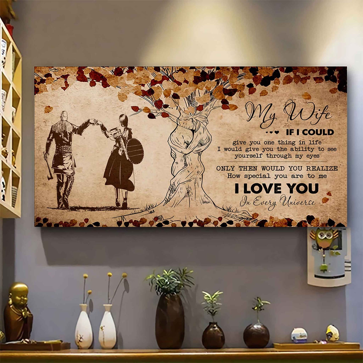 American Football Poster Canvas To My Wife If I Could Give You One Thing In Life - How Special You Are To Me Gift For Your Wife