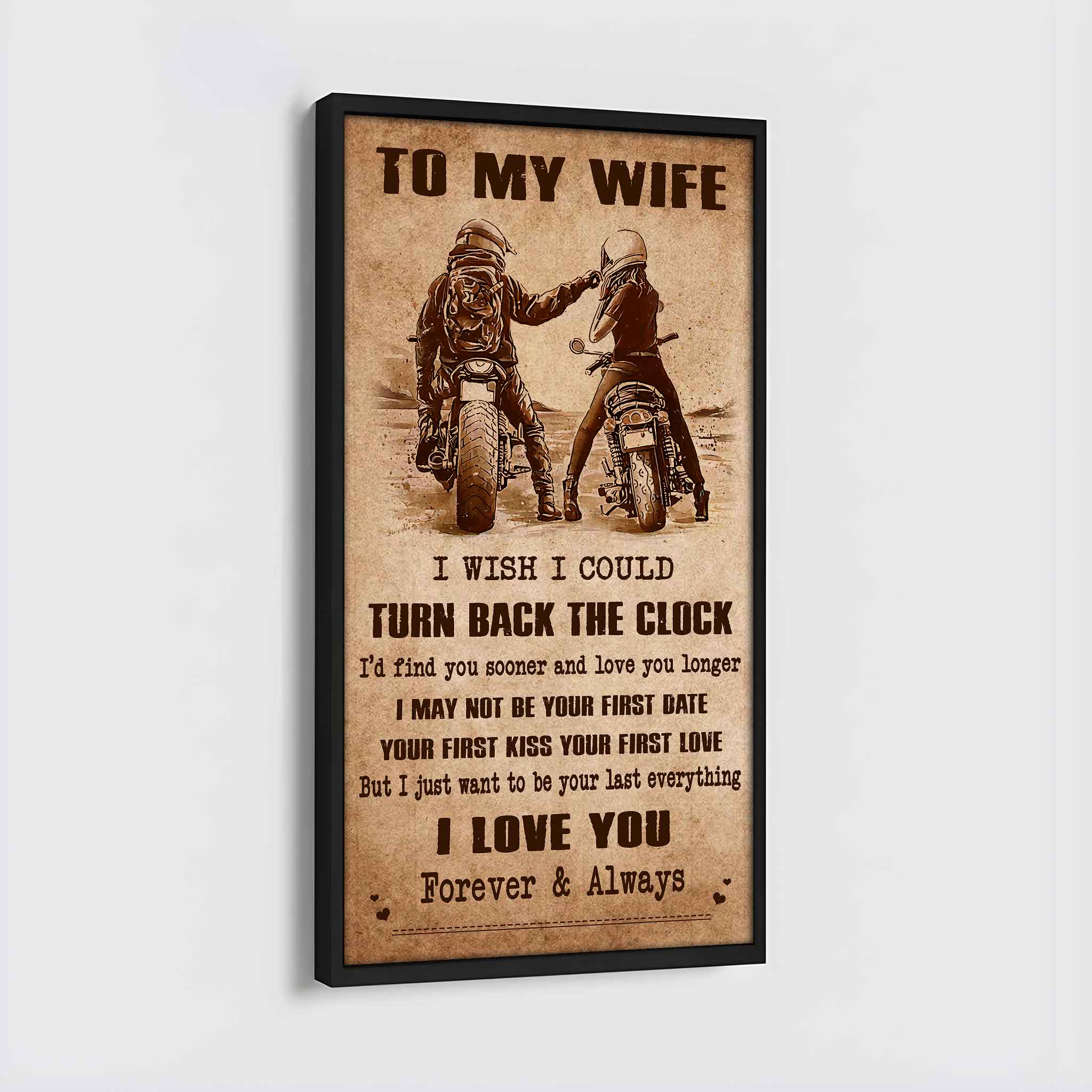 Family Poster Canvas To My Wife If I Could Give You One Thing In Life - How Special You Are To Me Gift For Your Wife