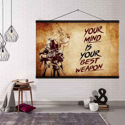 Viking Poster Canvas Your Mind Is Your Best Weapon Best Gift