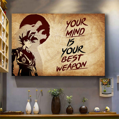 Viking Poster Canvas Your Mind Is Your Best Weapon Best Gift