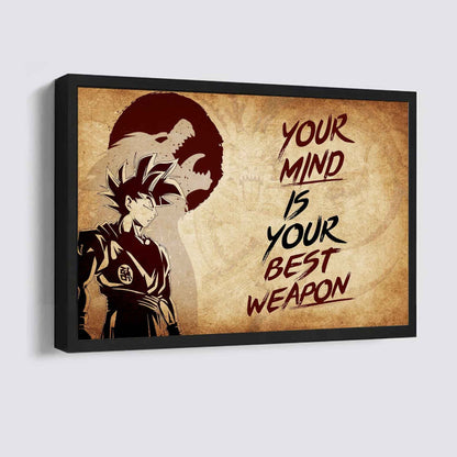 Viking Poster Canvas Your Mind Is Your Best Weapon Best Gift