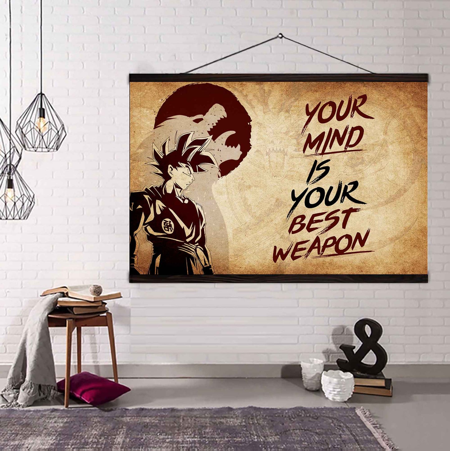 Viking Poster Canvas Your Mind Is Your Best Weapon Best Gift