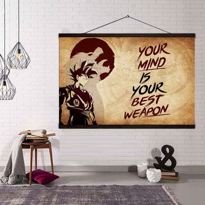 Viking Poster Canvas Your Mind Is Your Best Weapon Best Gift
