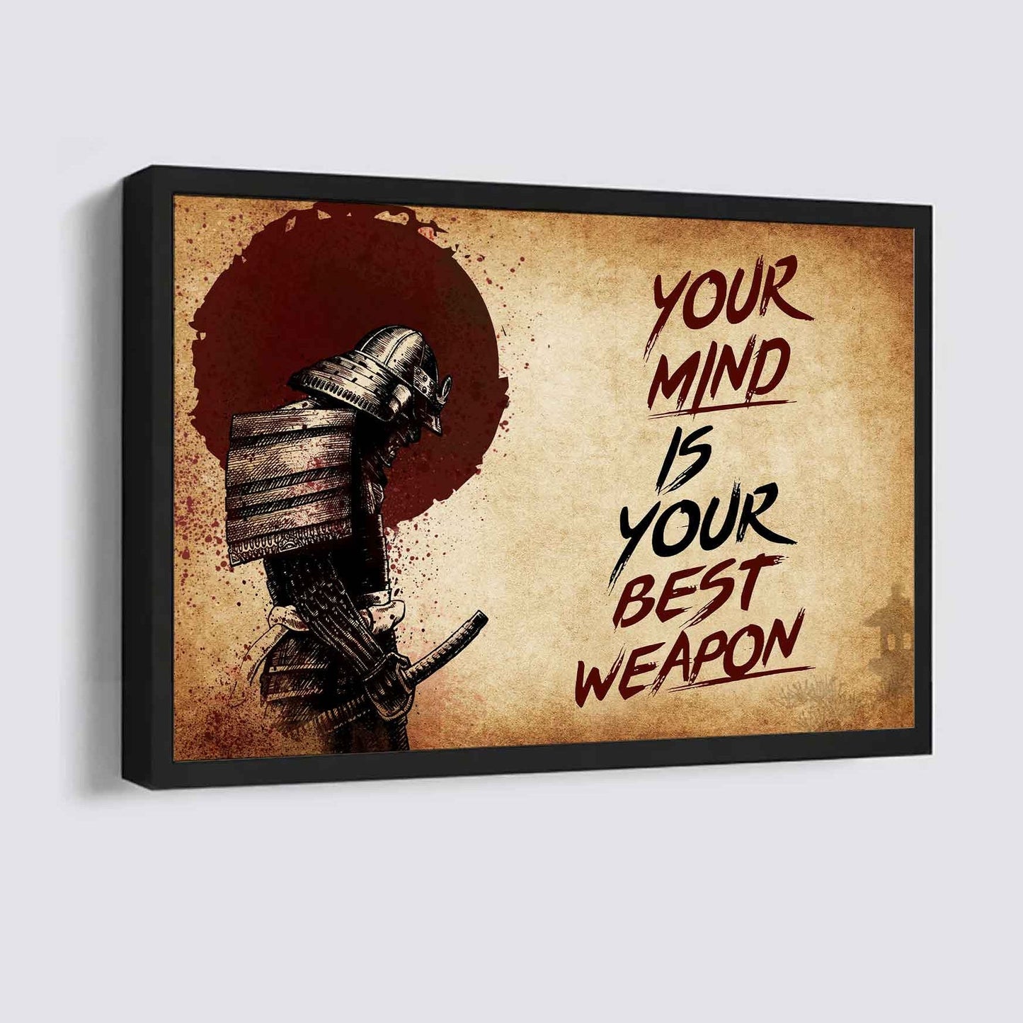 Viking Poster Canvas Your Mind Is Your Best Weapon Best Gift