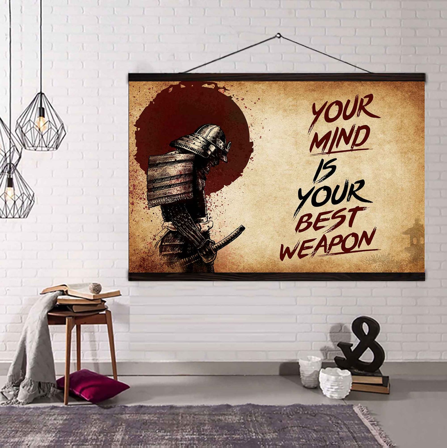 Viking Poster Canvas Your Mind Is Your Best Weapon Best Gift