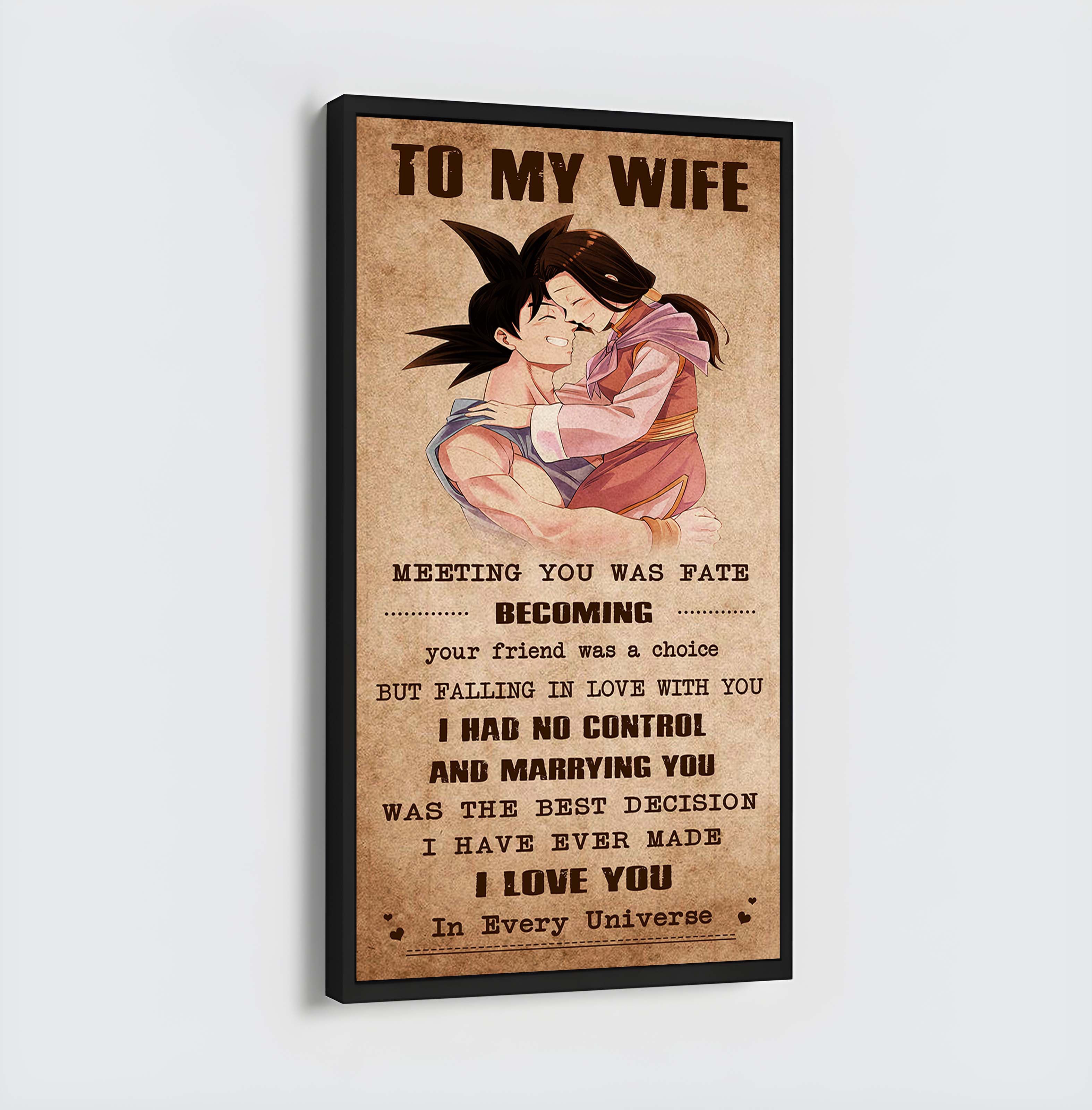 VGT-Valentine gifts-Husband to Wife-Vegeta-I wish I could turn back the clock