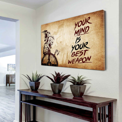 Viking Poster Canvas Your Mind Is Your Best Weapon Best Gift