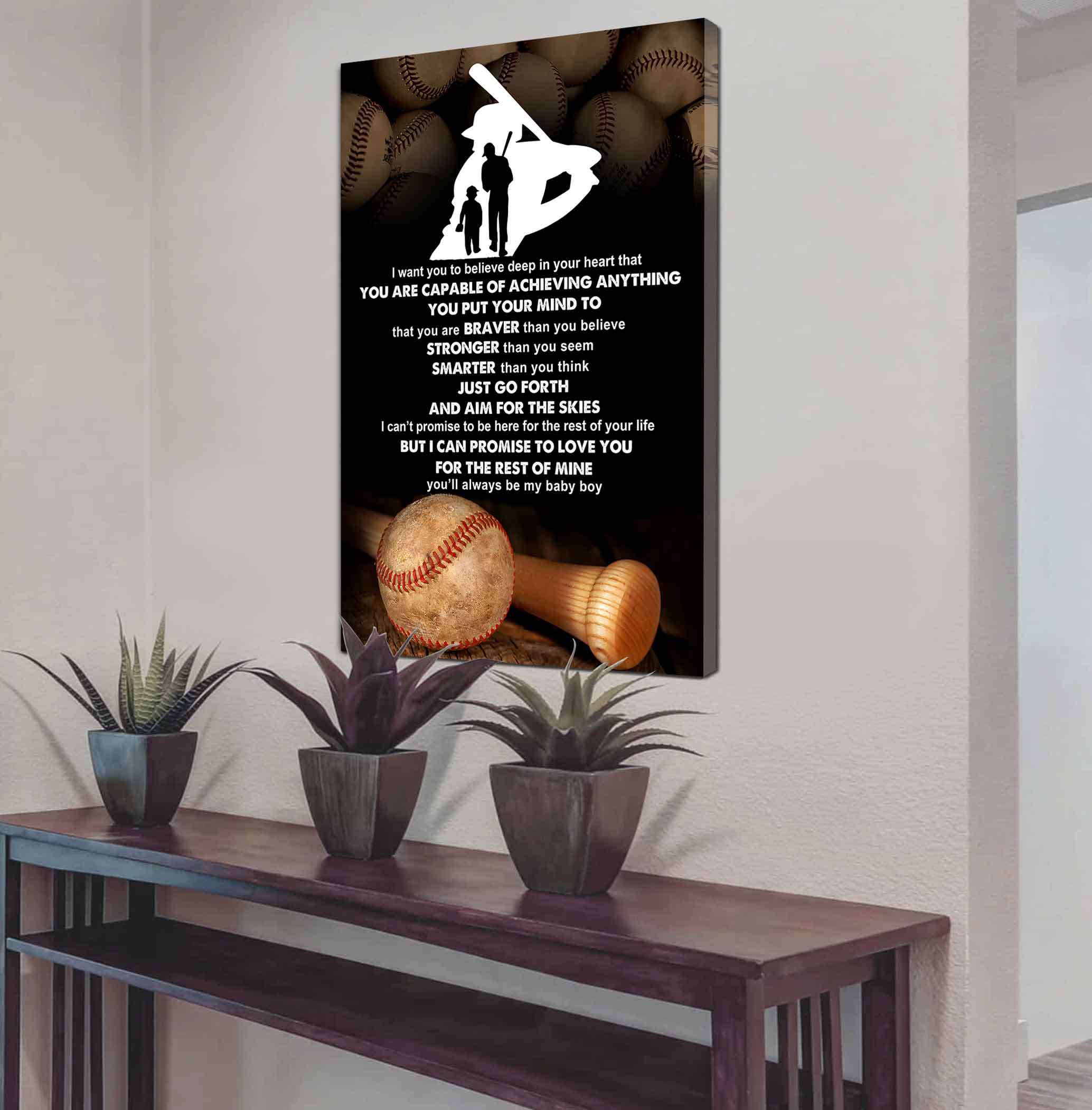 Poster Canvas To My Son You Put Your Mind To That You Are Braver Gift From Dad