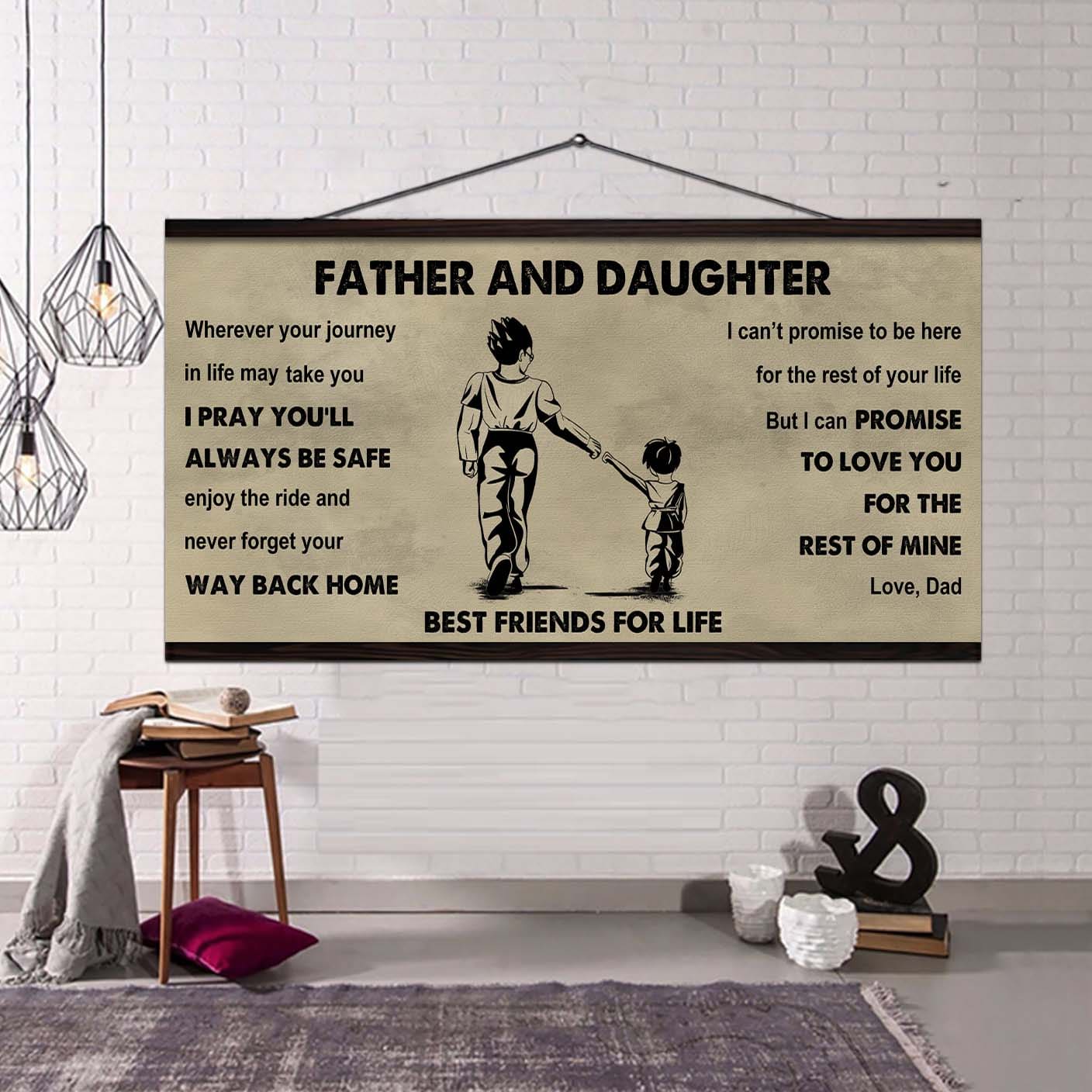 Soldier Father And Son Best Friends For Life - Ver 2 Never Forget Your Way Back Home Poster Canvas Gift For Son From Father