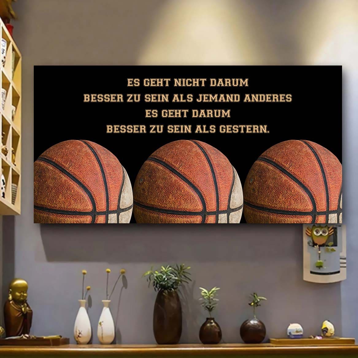 Basketball-Es geht nicht darum, besser zu sein als jemand anderes, es geht darum, besser zu sein als gestern.