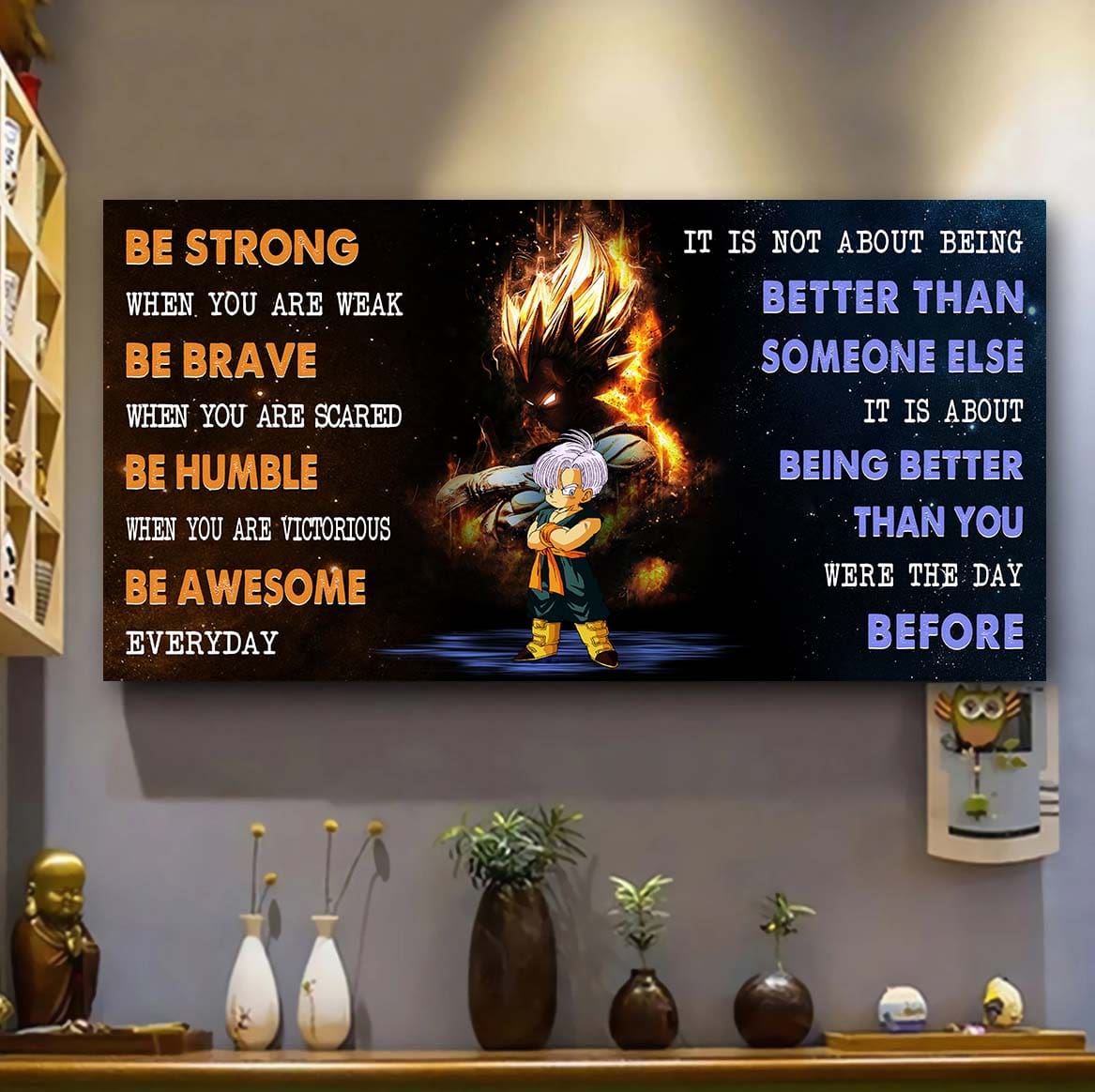 VGT Be Strong When You Are Weak - It's Not About Being Better Than Someone Else It's About Being Better Than You Were Yesterday